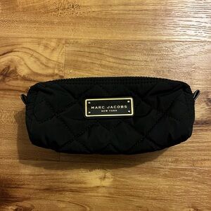 Marc Jacobs Black Quilted Makeup Pouch